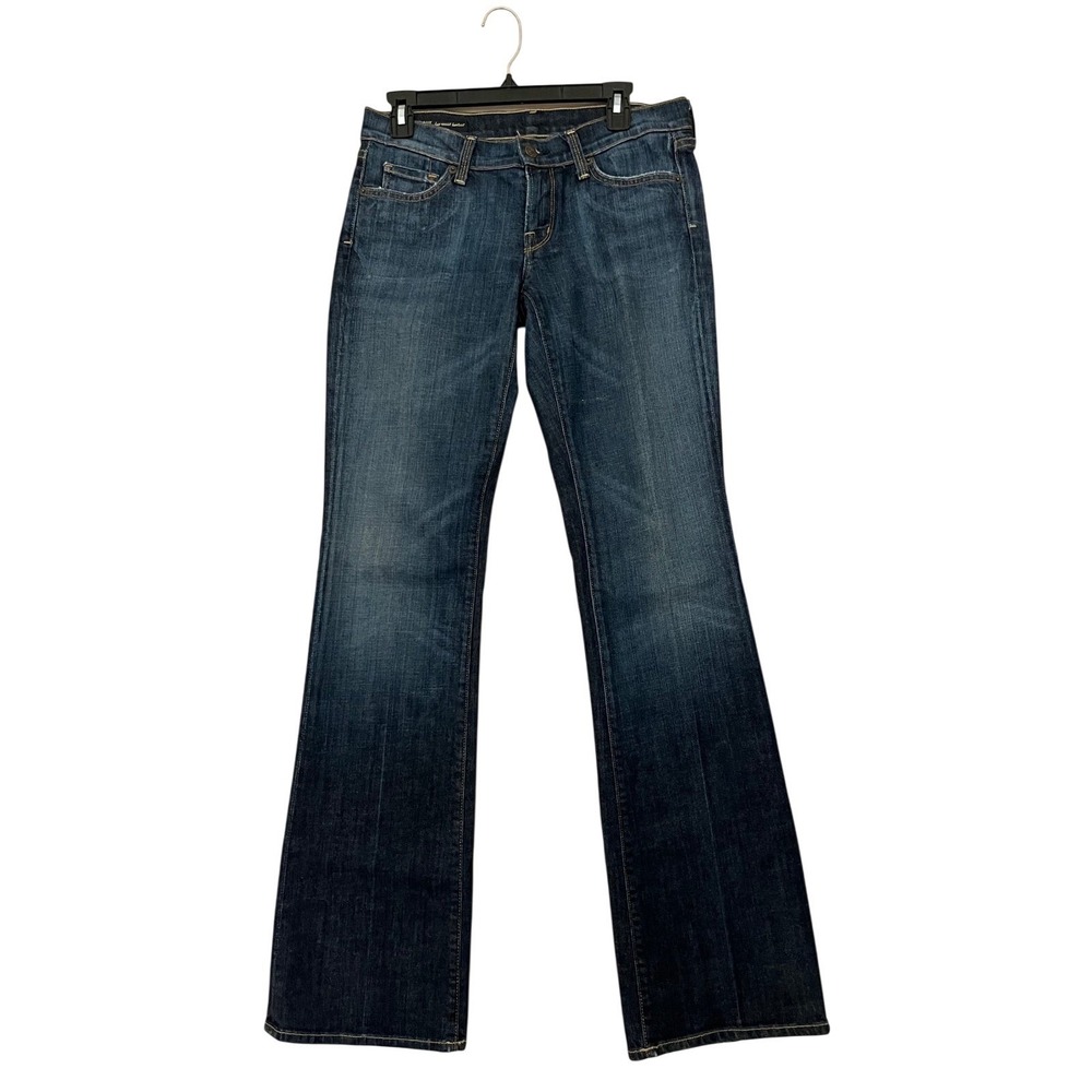 Citizens of Humanity Kelly 001 Low Waist Bootcut Jeans Dark Wash Stretch Denim